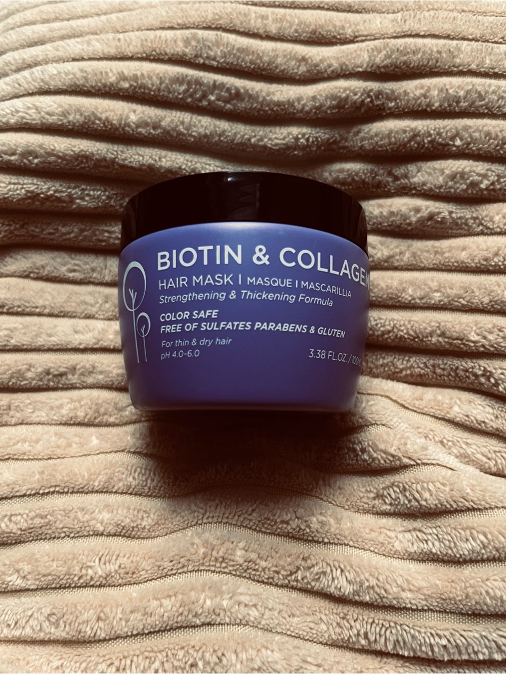 Biotin & Collagen Hair Mask - Purple Jar